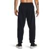 Under Armour Трикотажные джоггеры мужские с принтом розовых букв и манжетами, черные 1379691-001