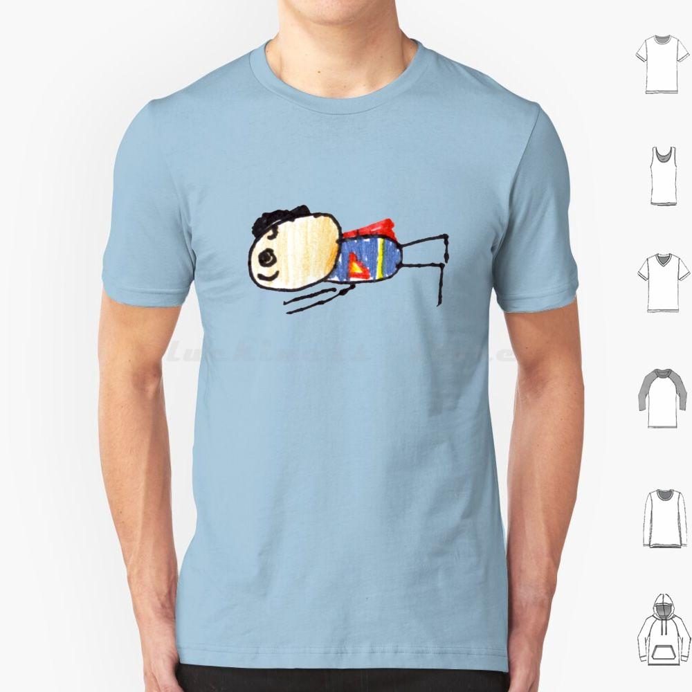 Silas Rocket Superhero 4 T Shirt Big Size 100 Cotton Silasrocket Silas Rocket Superhero Flying Kid Character