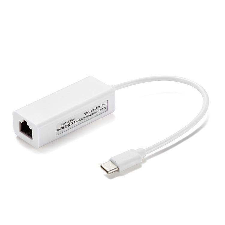 Двухстандартный USB-C 3.0 на RJ45 Гигабитный Ethernet-адаптер для ноутбуков