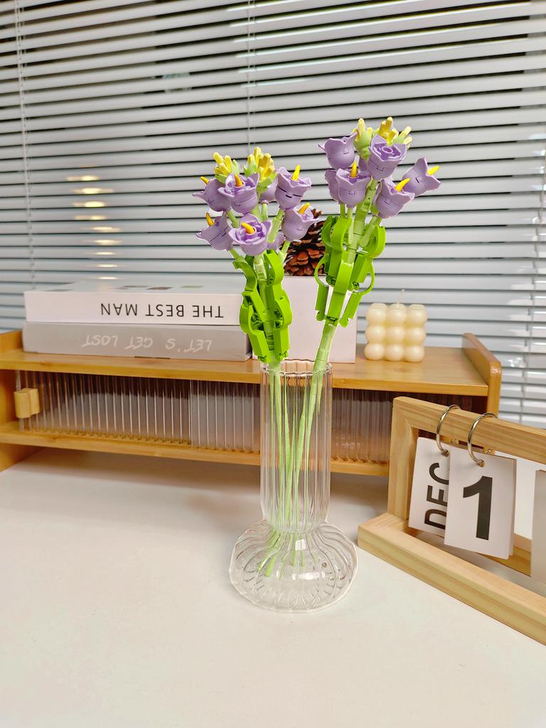 Букет из вечной розы и подсолнуха, конструктор, мини-кирпичики DIY для взрослых, невянущий подарок на День святого Валентина, годовщину, декор для дома