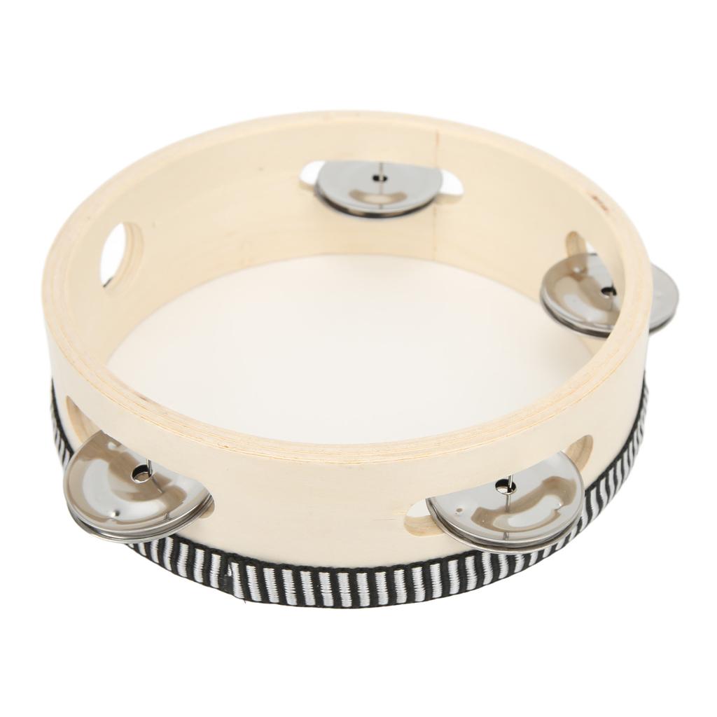 Ручной тамбурин деревянный 154 мм полиэстер четкий звук образовательный тамбурин барабан для выступлений