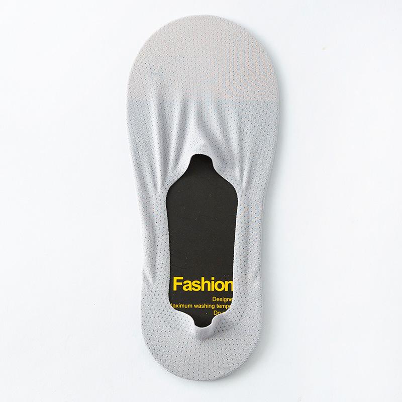 Мужские носки-невидимки, одинаковые повседневные невидимые лодочки, весенне-летние силиконовые нескользящие неглубокие уютные однотонные хлопковые носки