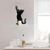 Vintage Black Cat Candlestick Home Decoration Candlestick Home Metal Cat Decoration Candlestick Decoration Room Decoration