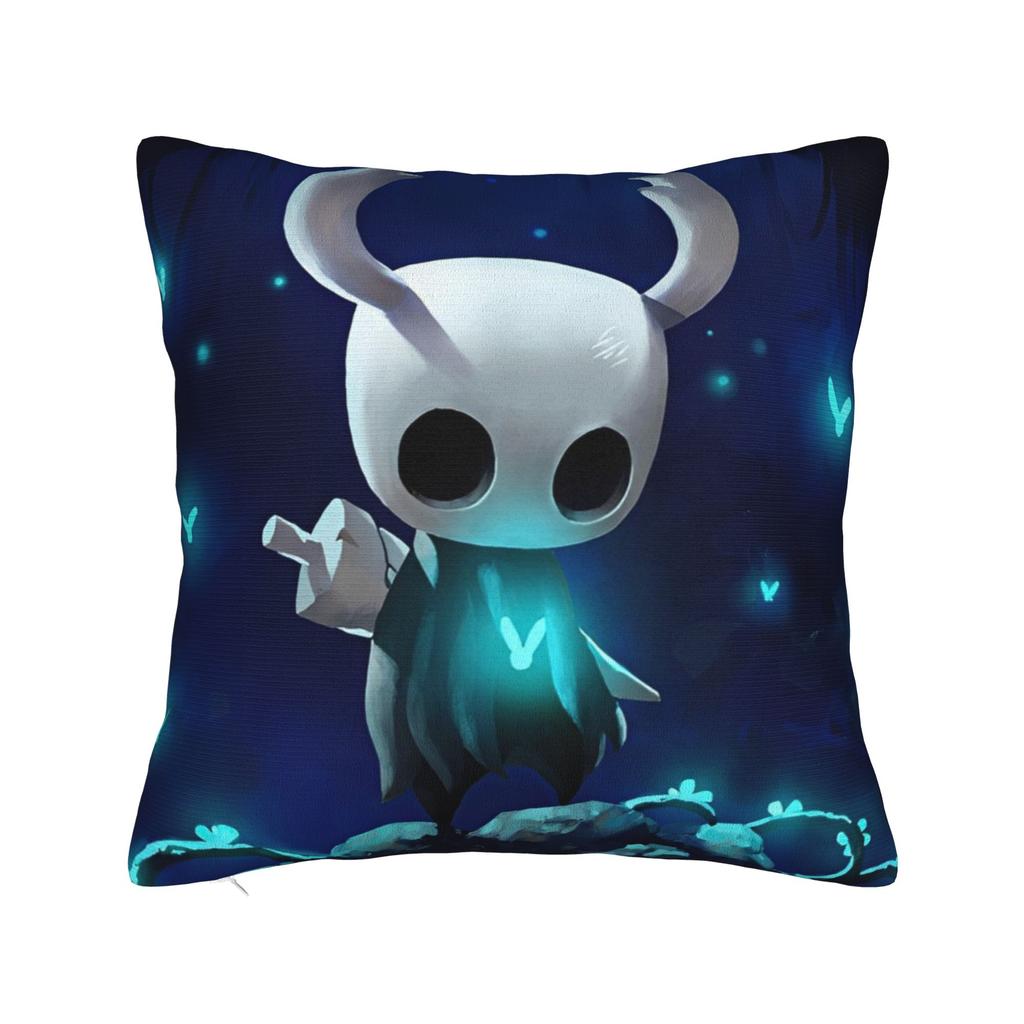 Чехлы на квадратные подушки Hollow Knight Полиэстер Автомобильный Чехол для подушки Экшен-приключение Креативный Декор Чехол для подушки 4545