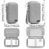 Жесткая сумка-чехол из ЭВА для Power Bank, большая емкость, пылезащитная, с органайзером для кабелей, ударопрочная, многофункциональная сумка для электронных гаджетов