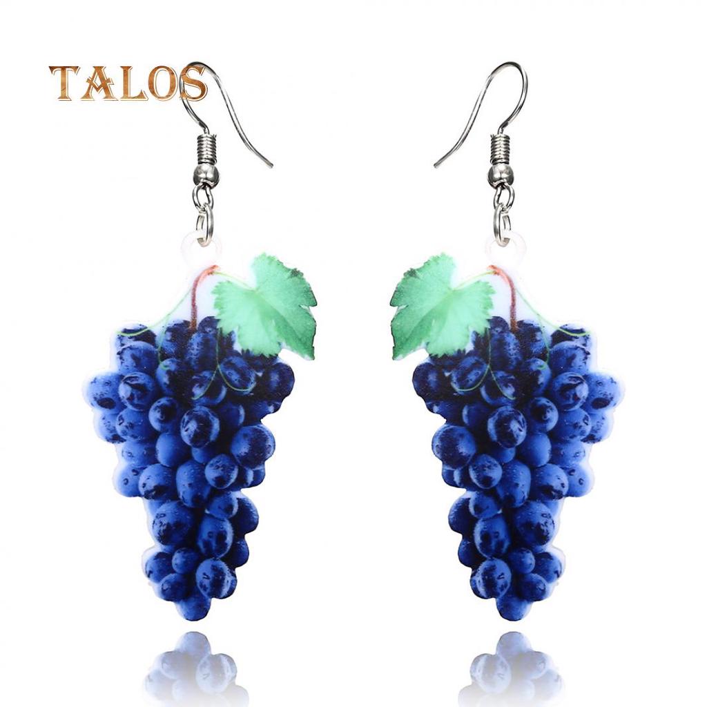 Women Creative Coconut Fresh Fruit Hook Earrings Summer Holiday Party Jewelry Beauty