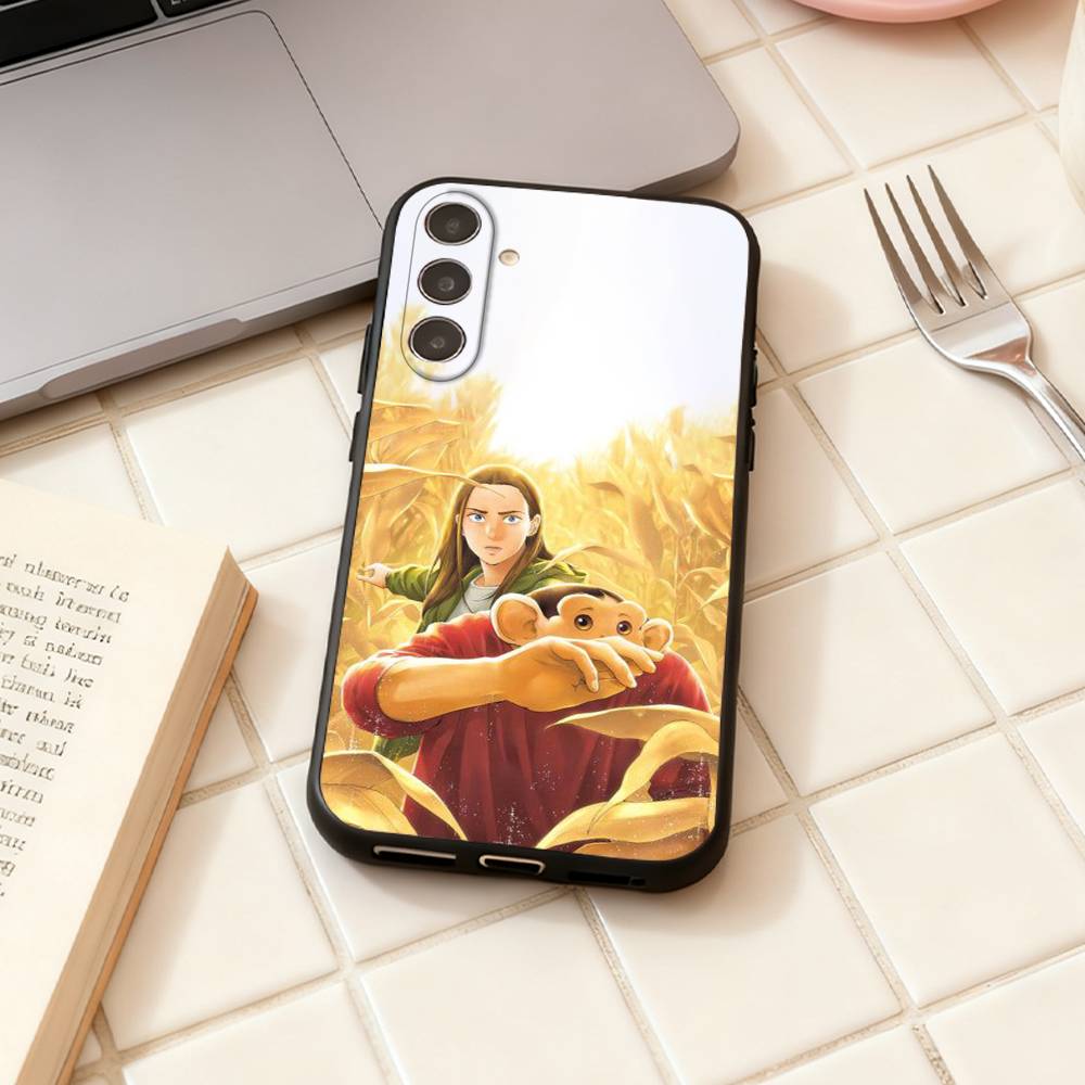 Чехол для телефона T-The Darwin Anime I-Incident для Samsung Galaxy A73, A72, A71, A70, A53, A52, A51, Других Мягкий Черный Корпус