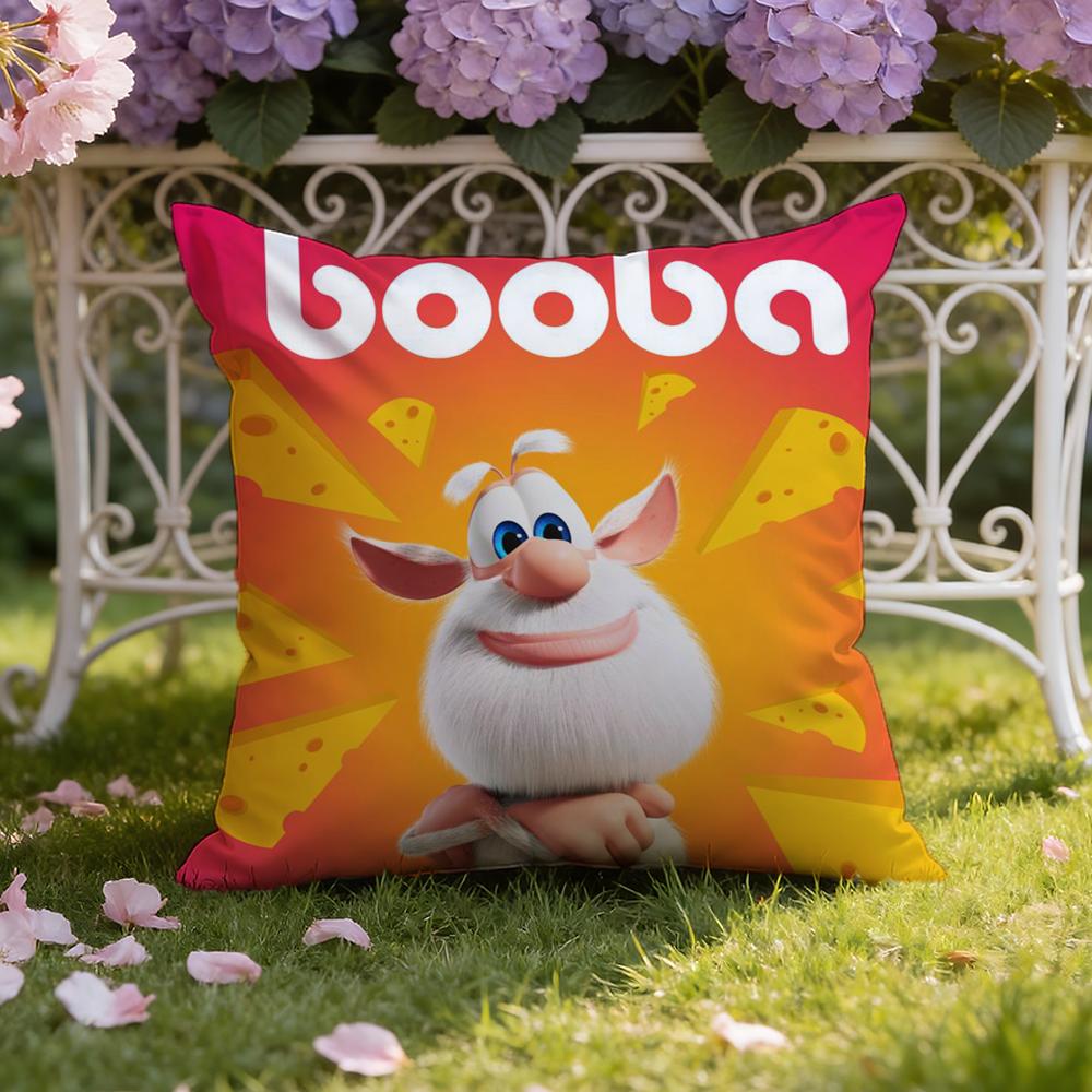 Милая Наволочка Fourbob-Booba для Дома и Автомобиля, Двухсторонний Чехол для Подушки: Двусторонняя конструкция для максимального комфорта