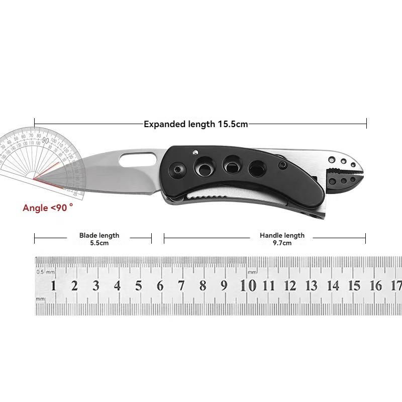 Новый многофункциональный гаечный ключ, инструментальный нож, складной нож для отдыха на природе, гаечный ключ для активного отдыха, многофункциональный бытовой тактический инструмент для кемпинга