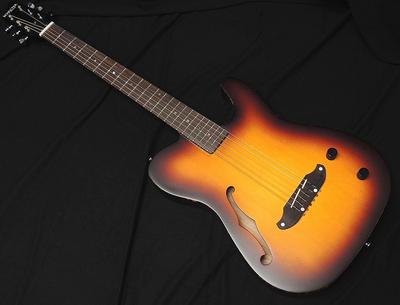 SCHECTER TSB Oriental Line Schecter Акустическая гитара с тонким корпусом с F-образным отверстием Электроакустическая форма Telecaster Сатинированный санберст Пассивная спецификация Изменение
