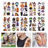 Set of 10 Temporary Stickers for Kids Halloween Themed Decals Costume Decoration Waterproof Body Art Accessories