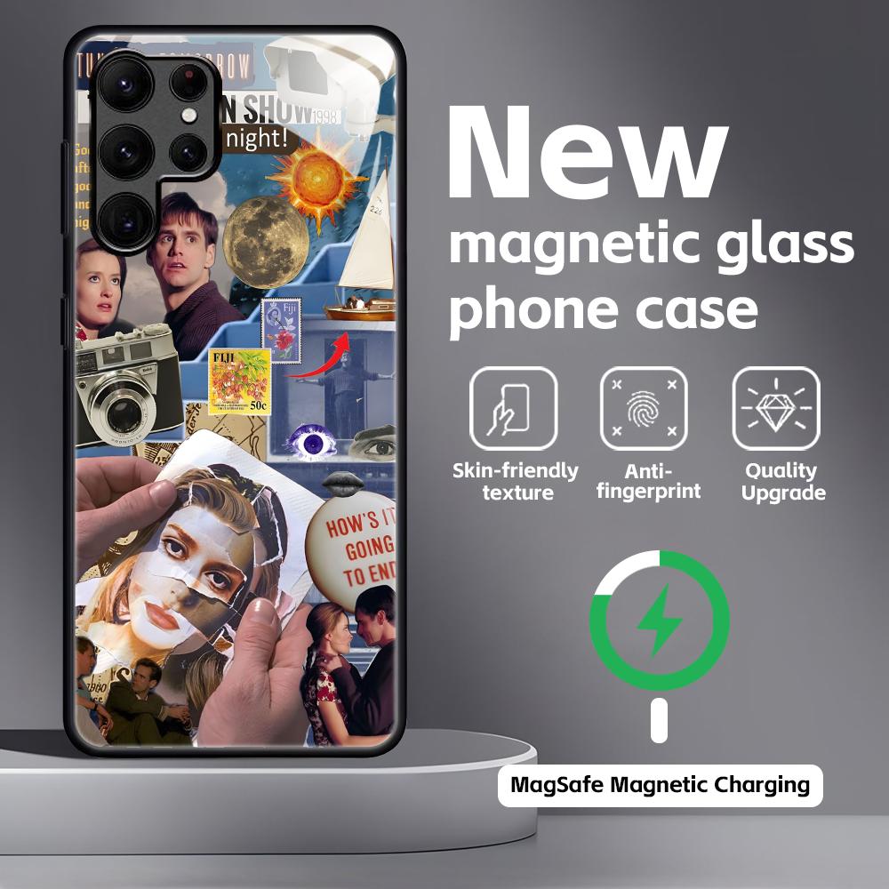 Classic movies The Truman Show  Phone Case For Samsung S26 S25 S24 S23 S22 S21 Plus Ultra Note20 Glass Magnetic Case