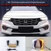 Светодиодные дневные ходовые огни и противотуманные фары Honda Accord 2025 года - Текучий дизайн переднего бампера