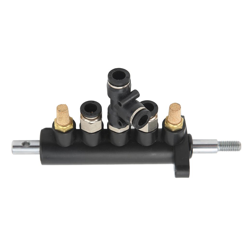 Tire Changer Machine Air Control Foot Pedal Valve 5 Way Aluminium Alloy 36mm Hole Distance Replacement Supplies