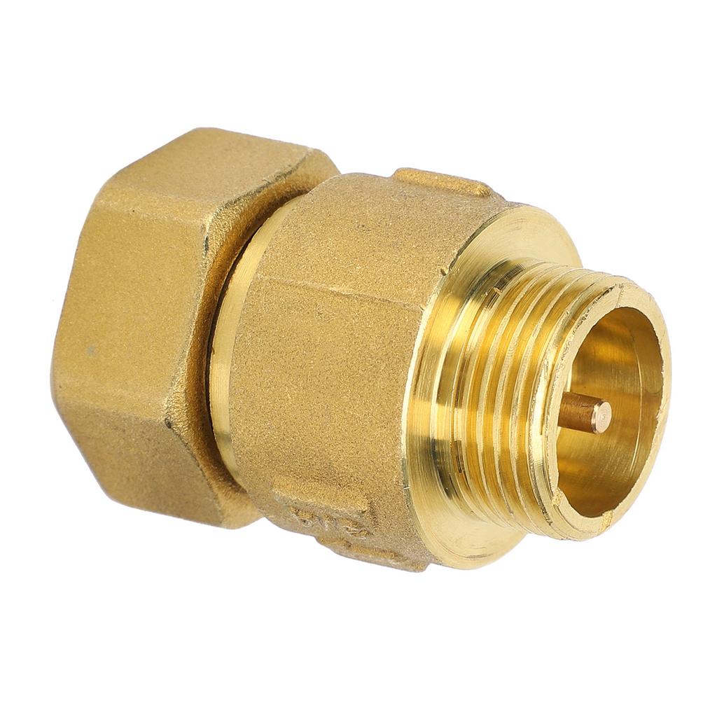 Check Valve Brass Material 1‑Way Streamline Water Meter Thread Reflux Control Tool DN20x25