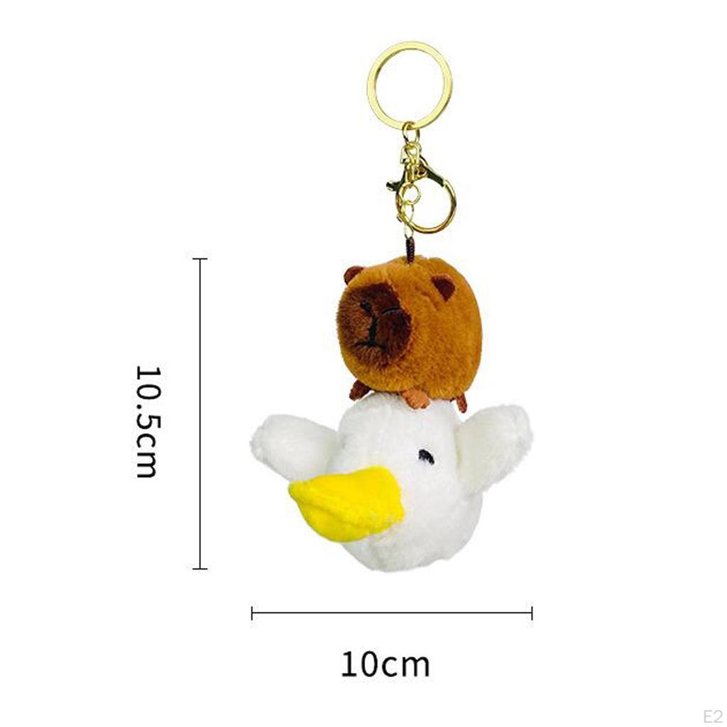 Capybara Plush Keychain Pendant Portable Cute Stuffed Animals