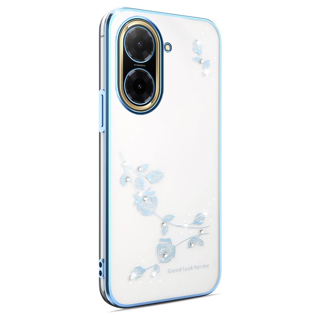 KADEM For Xiaomi Redmi A5 NFC (EU) (173.45mm) Case Flower Rhinestone Decor TPU Phone Cover