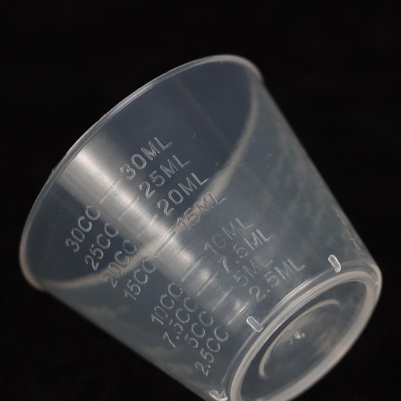 10 шт., аэрограф, поделки, искусство, ремесло, модель, инструмент для хобби, 1 унция/30 мл, градуированные пластиковые чашки для смешивания, универсальный мерный поддон для краски