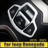 Для Jeep Renegade 2015 2016 2017 2018 2019 2020 2024 2024 2024 ABS Кнопка ручного тормоза автомобиля Панель отделка Крышка Декоративная наклейка