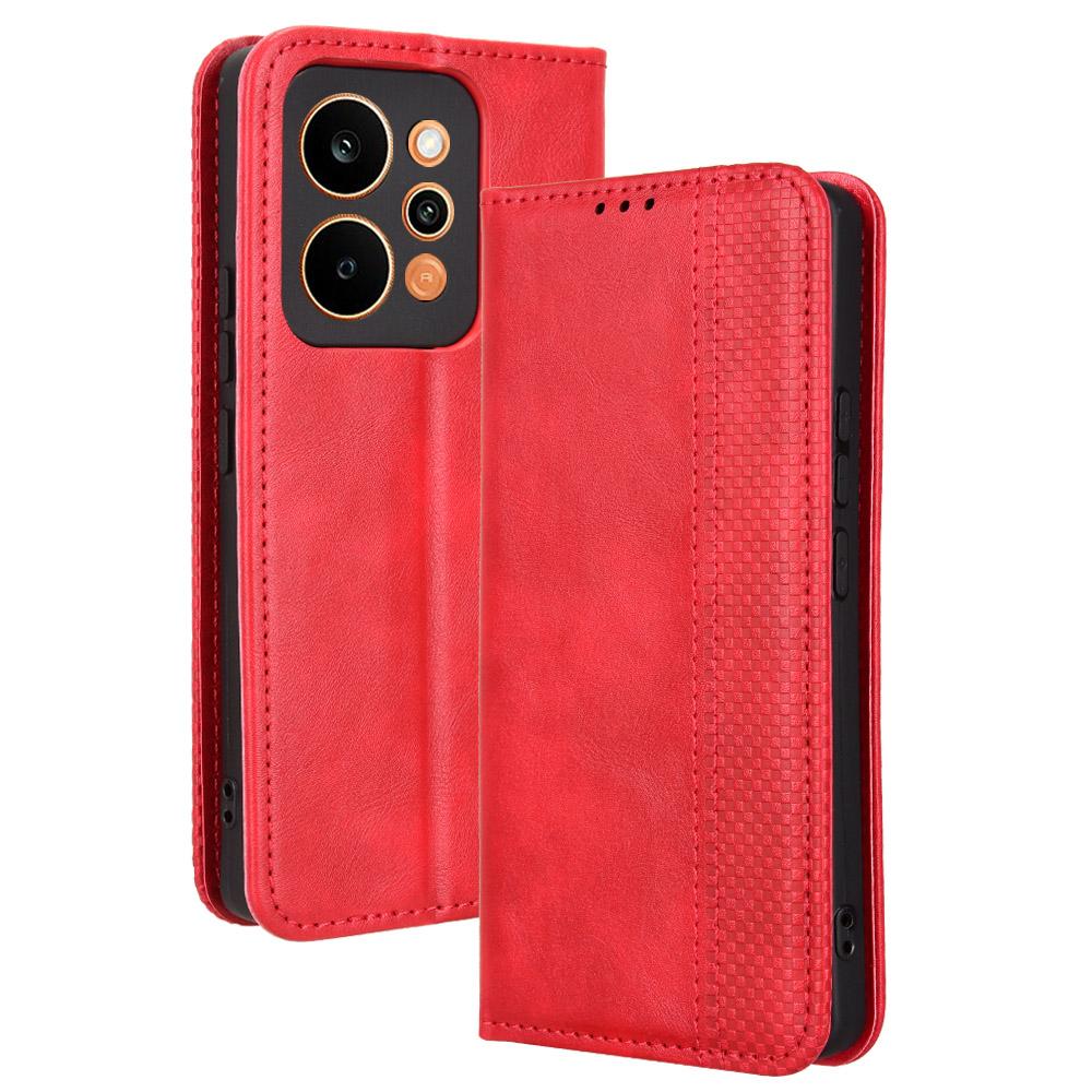Чехол-книжка для Realme P4 Power Кожаный чехол [Flip Vintage Leather] Ударопрочный Долговечный Ретро чехол для телефона