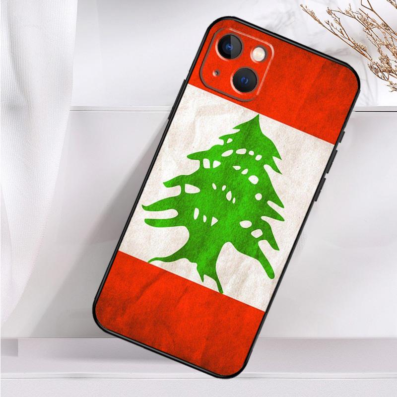 Lebanon Flag Map Case For iPhone 14 13 12 11 16 15 Pro Max Mini Cover X XR XS 8 7 14 16 15 Plus Accessories