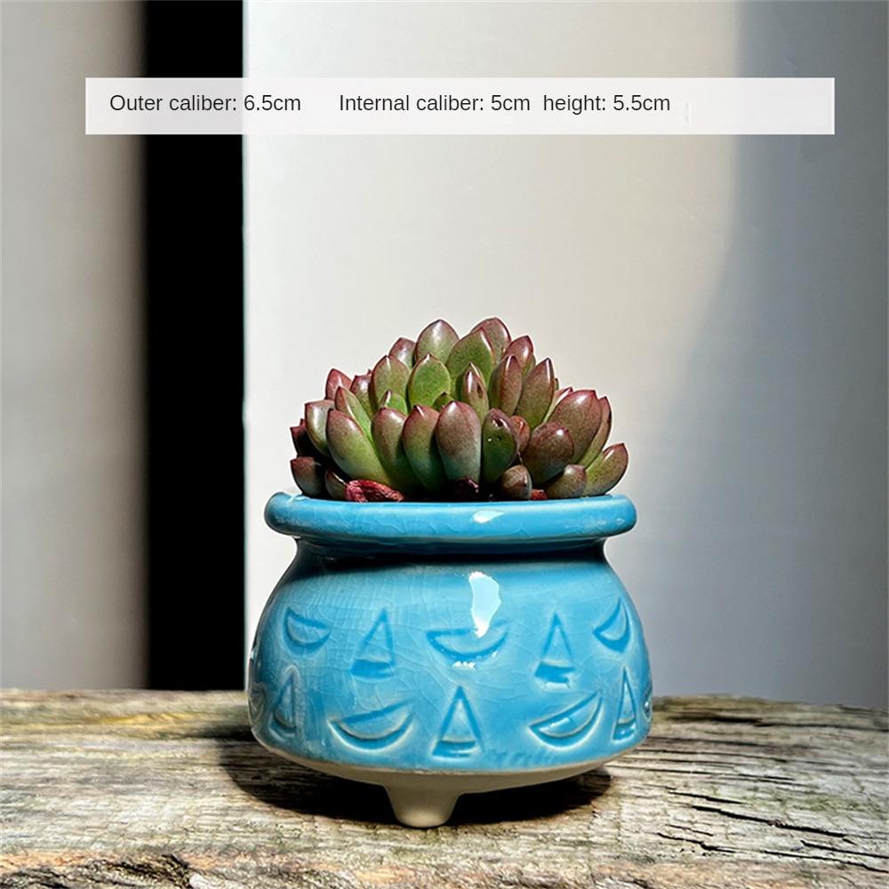 Breathable Pottery Basin Creative Meat Flower Pot Cat Claw Ceramics Draining Hole Flower Decorative Ceramic Flowerpot Flowerpot