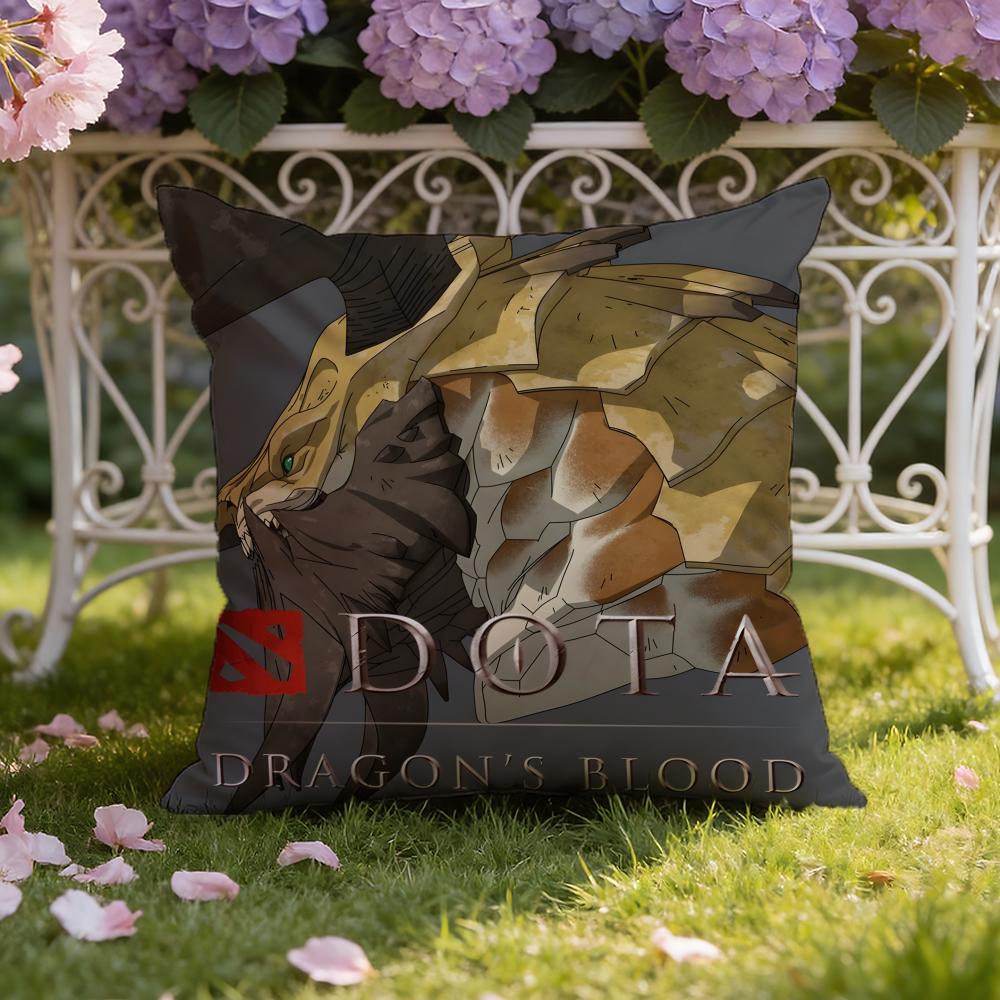 D-Dota D-Dragon Аниме B-Кровь Чехол на Подушку для Дома и Автомобиля Двухсторонний Чехол на Подушку: Двусторонняя конструкция для максимального комфорта