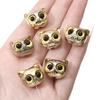 Handmade Beads Acrylic Cartoon Animal Cat Beads Small Waking Lion Straight Hole Beads Children's Handmade Diy Beading String Jewelry Accessories