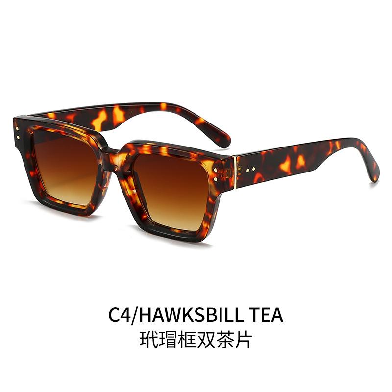 New Vintage Rectangle Frame Sunglasses Fashion Retro Sun Glasses Luxury Brand Design High Quality Shades Eyewear Women Goggles