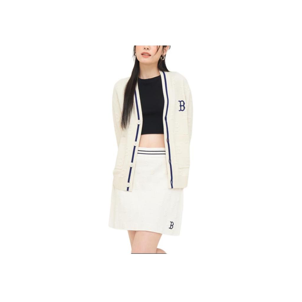 New MLB Boston Red Sox Sweater Unisex Dark Cream 3AKCM0344-43CRD