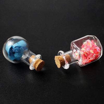 10 шт. Маленькие стеклянные бутылочки с пробковыми крышками DIY Декор Мини Стеклянные Флаконы Пробка Послание в Стеклянном Флаконе Бутылочки Желаний