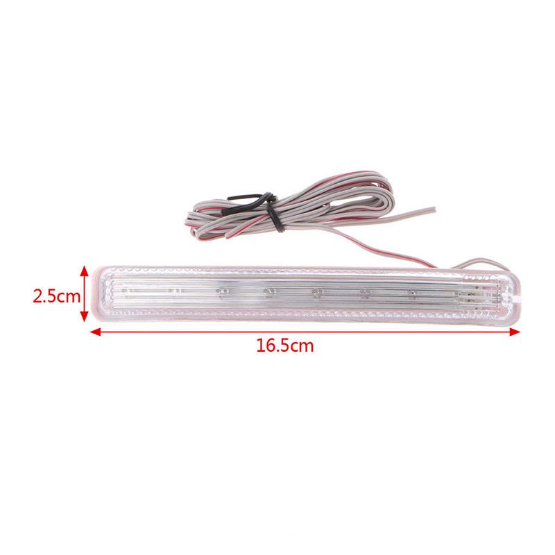 2шт Универсальный мягкий Янтарный 9 Smd12V Светодиодный индикатор зеркала заднего вида автомобиля