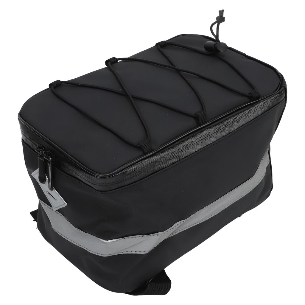 Сумка для заднего багажника велосипеда, водонепроницаемая, светоотражающая, большой емкости, с чехлом для дождя