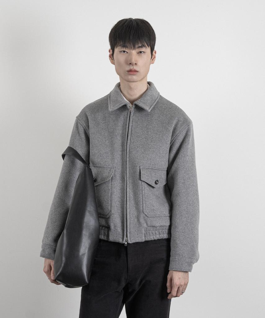 Euler Heavy Wool A-2 Padded Blouson Jacket