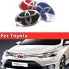 Передний значок автомобиля для Corolla Camry RAV4 Hilux CHR Highlander Yaris Vios Alphard Prado Reiz Wish, 3D значок на решетку радиатора и капот