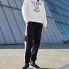 Женские свободные повседневные беговые брюки Li Ning, черные, розовые, AYKQ854-2