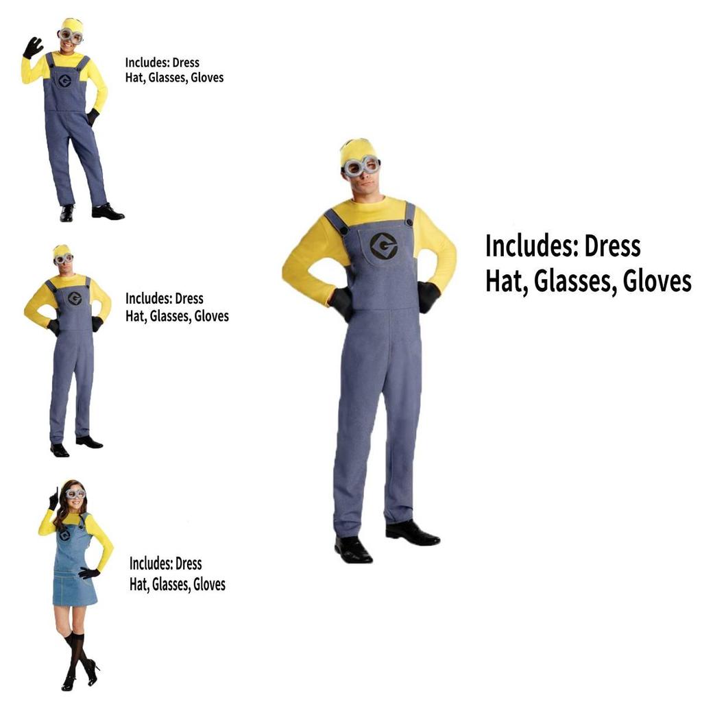 Me Despicable Film Minions Child Cosplay Unisex Adult Family Performance Suit