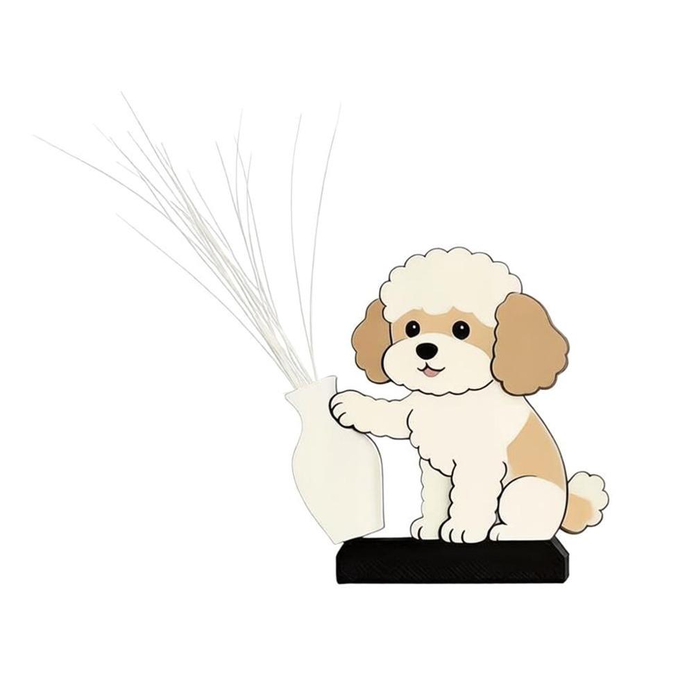 Push Bottle Refrigerator Magnet Puppy Whiskers Collection Souvenir Box Refrigerator Magnet