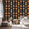 Boho Black and Gold Wallpaper for Living Room and Bedroom 50x1000