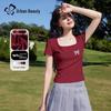 Женская квадратная футболка с коротким рукавом Urban Lady