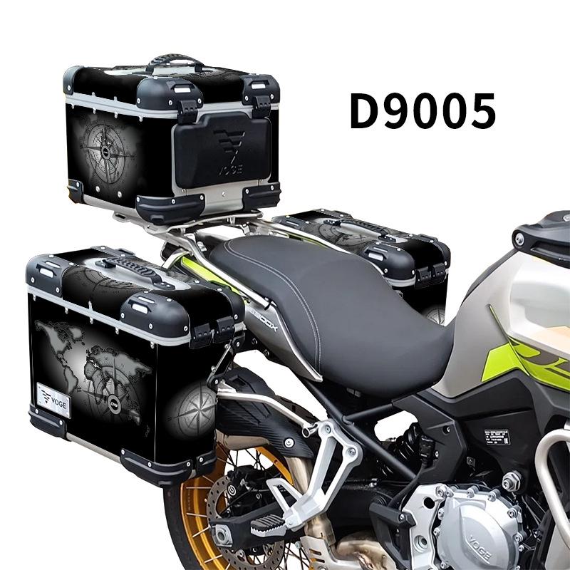 Прочные наклейки VOGE DS800X для боковых и заднего кофров с закругленным алюминиевым краем