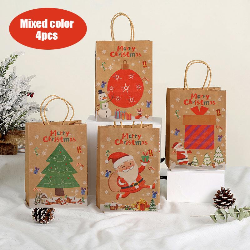 Веселый рождественский набор Санта-Клауса Подарочный мешок для печенья Рождественская домашняя вечеринка Форма для печенья Рождество Новый год DIY Украшения Наклейки