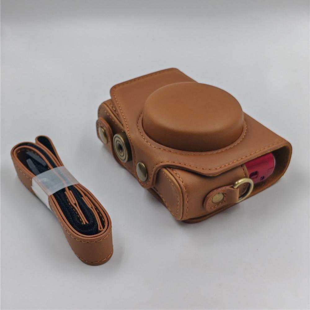 SX740HS Чехол-сумка из ПУ кожи для камеры Canon SX740 HS SX730 SX730HS SX720 SX720HS Полная защита корпуса с ремешком