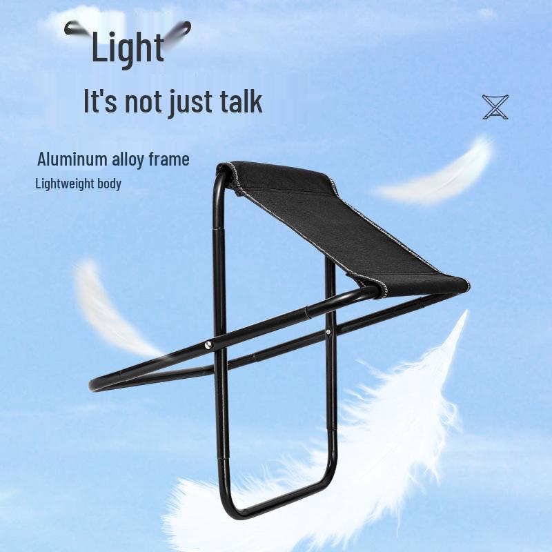 Портативный складной стул для улицы для путешествий, кемпинга, рыбалки и стояния в очереди.