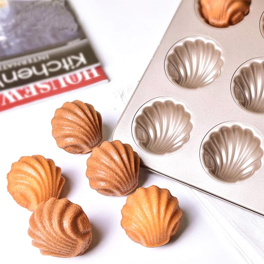 Форма для Мадлен Ракушка Форма для выпечки Углеродистая сталь Шоколад Печенье Торт Форма Форма для выпечки Десерт Поднос для выпечки Для кухонного инструмента