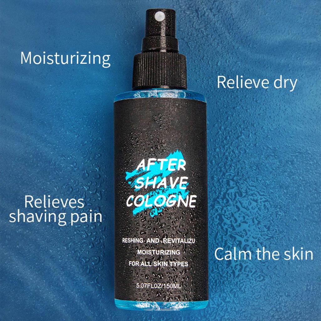 Спрей после бритья Натуральный увлажняющий одеколон После бритья Уход за бородой Средство для бритья 150 мл