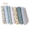 Lachepper 7Pcs/Set Fabric Floral Plaid Cotton Cloth DIY Craft Sewing Handmade  Accessories