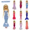 Одежда принцессы Платье для куклы Барби Игрушка Наряды Аксессуары для наряжания для куклы 11 дюймов Костюм