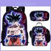Набор Dragon Ball: рюкзак, вместительная нейлоновая школьная сумка и пенал для школьников.