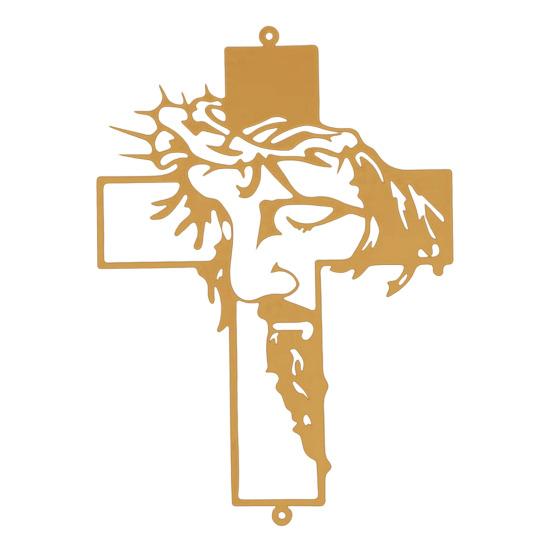 Jesus Cross Sign Acrylic Cross Sign Wall Decor Faith Cross Sign Crowned